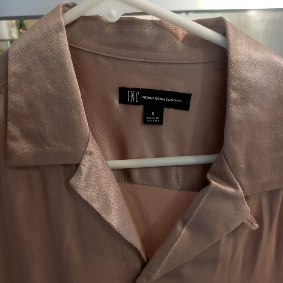 Inc mens satin shirt - Picture 5 of 6